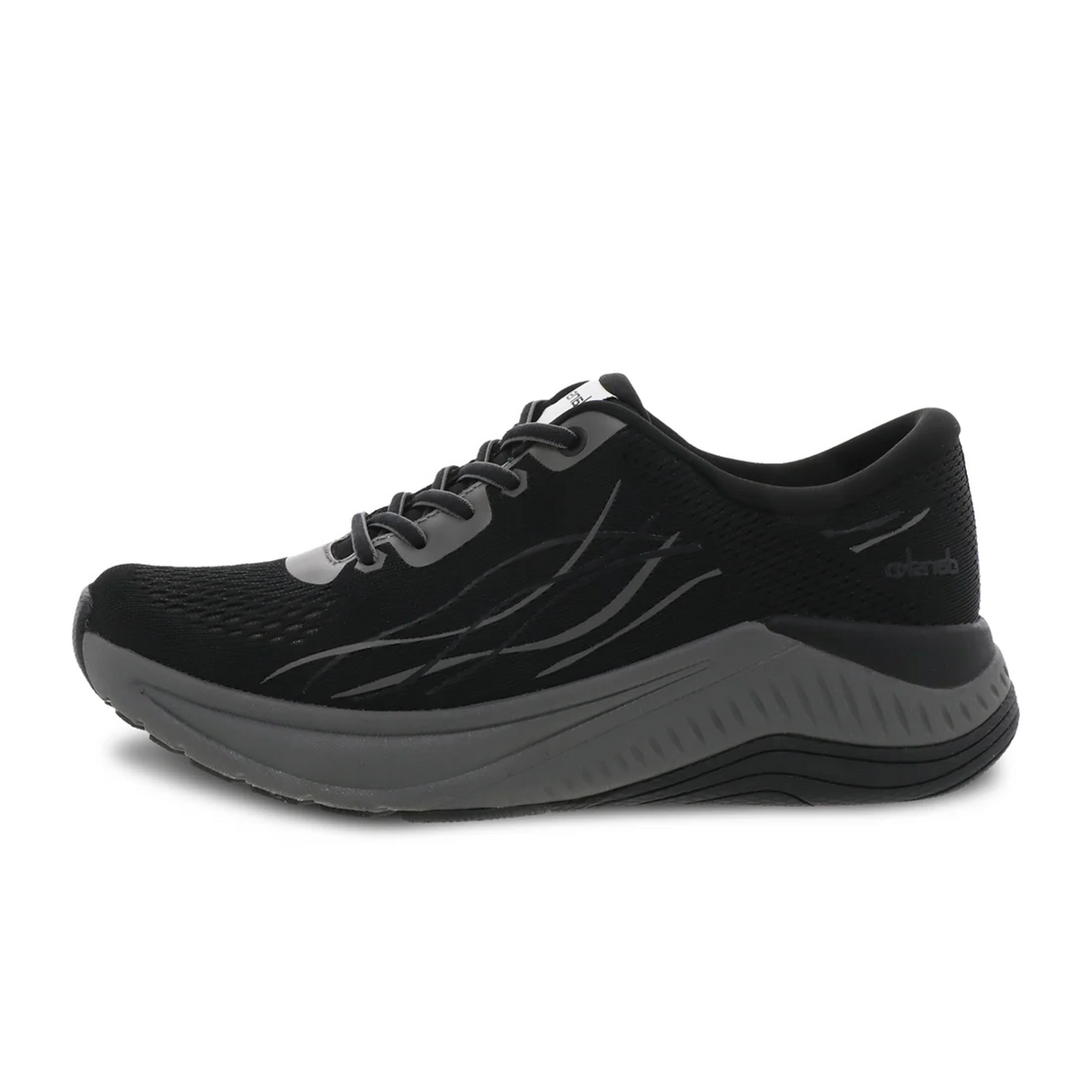 Dansko Pace Walking Shoe (Women) - Black/Grey Mesh Athletic - Walking - The Heel Shoe Fitters