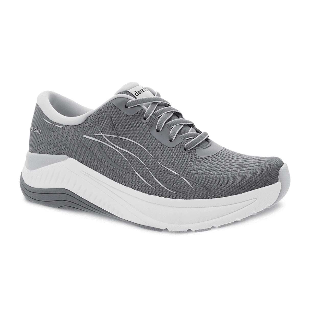 Dansko Pace Walking Shoe (Women) - Grey Mesh Athletic - Walking - The Heel Shoe Fitters