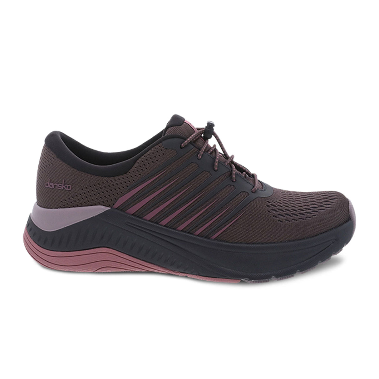 Dansko Penni Walking Shoe (Women) - Raisin Mesh Athletic - Walking - The Heel Shoe Fitters