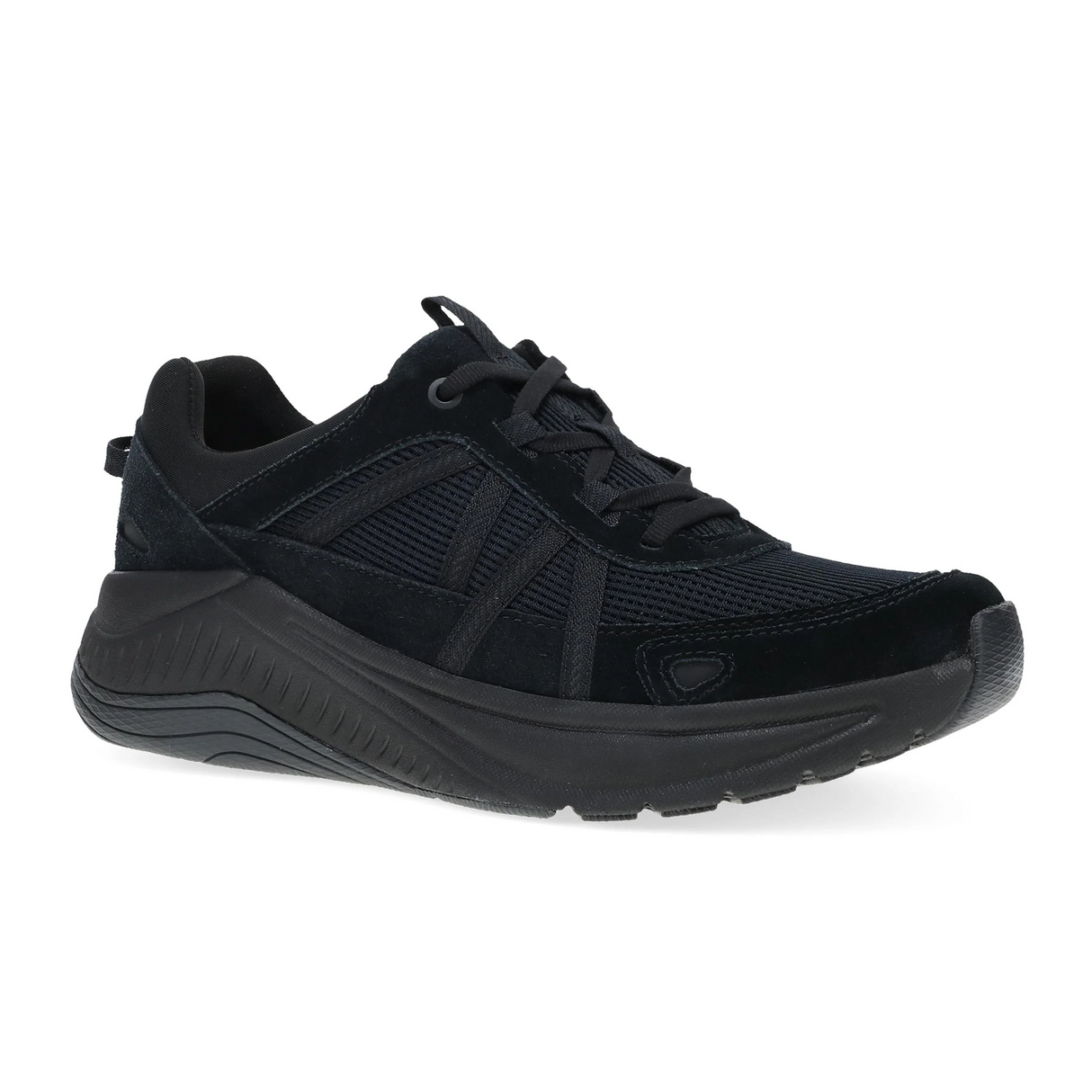 Dansko Poppy Sneaker (Women) - Black/Black Suede