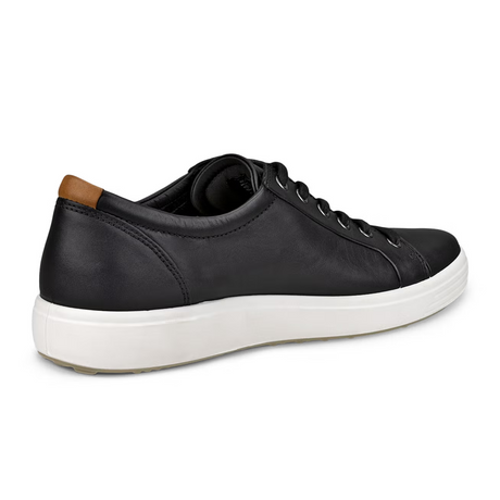 ECCO Soft 7 Sneaker (Men) - Black Athletic - Casual - Lace Up - The Heel Shoe Fitters