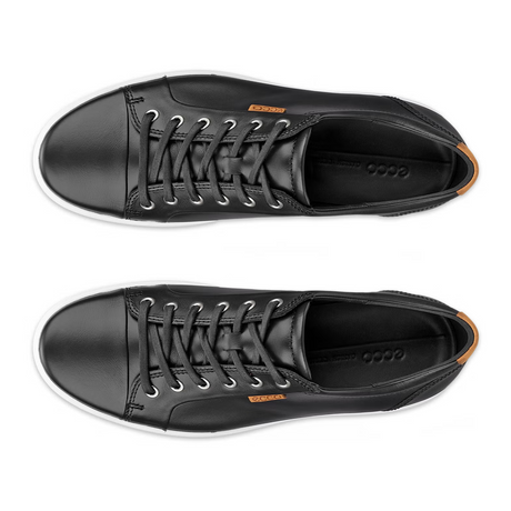 ECCO Soft 7 Sneaker (Men) - Black Athletic - Casual - Lace Up - The Heel Shoe Fitters