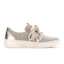Gabor 333 Bow Sneaker (Women) - Rosato Metallic Athletic - Casual - Lace Up - The Heel Shoe Fitters