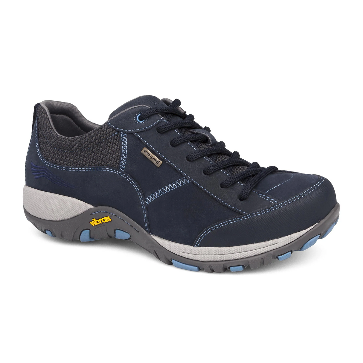 Dansko Paisley Low Hiking Shoe (Women) - Navy Milled Nubuck Hiking - Low - The Heel Shoe Fitters