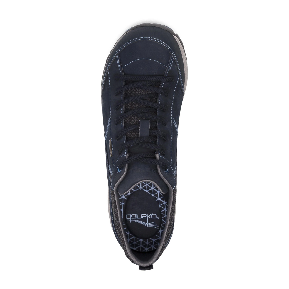 Dansko Paisley Low Hiking Shoe (Women) - Navy Milled Nubuck Hiking - Low - The Heel Shoe Fitters