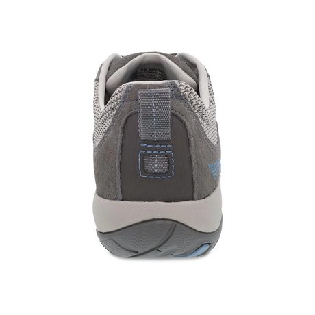 Dansko Paisley Low Hiking Shoe (Women) - Grey/Blue Suede Hiking - Low - The Heel Shoe Fitters