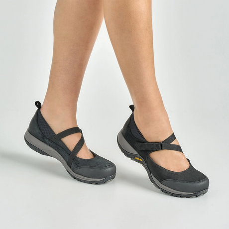 Dansko Primrose Low Hiking Shoe (Women) - Black Burnished Suede Hiking - Low - The Heel Shoe Fitters