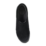 Dansko Pippy Clog (Women) - Black Burnished Suede Hiking - Low - The Heel Shoe Fitters