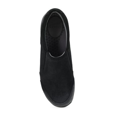Dansko Pippy Clog (Women) - Black Burnished Suede Hiking - Low - The Heel Shoe Fitters