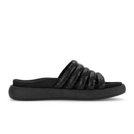 Gabor 43752-87 Slide Sandal (Women) - Schwarz Strass HT Sandals - Slide - The Heel Shoe Fitters