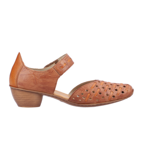 Rieker Mirjam 70 Heeled Sandal (Women) - Cayenne Dress-Casual - Heels - The Heel Shoe Fitters