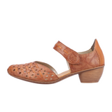 Rieker Mirjam 43770-22 Heeled Sandal (Women) - Cayenne Dress-Casual - Heels - The Heel Shoe Fitters