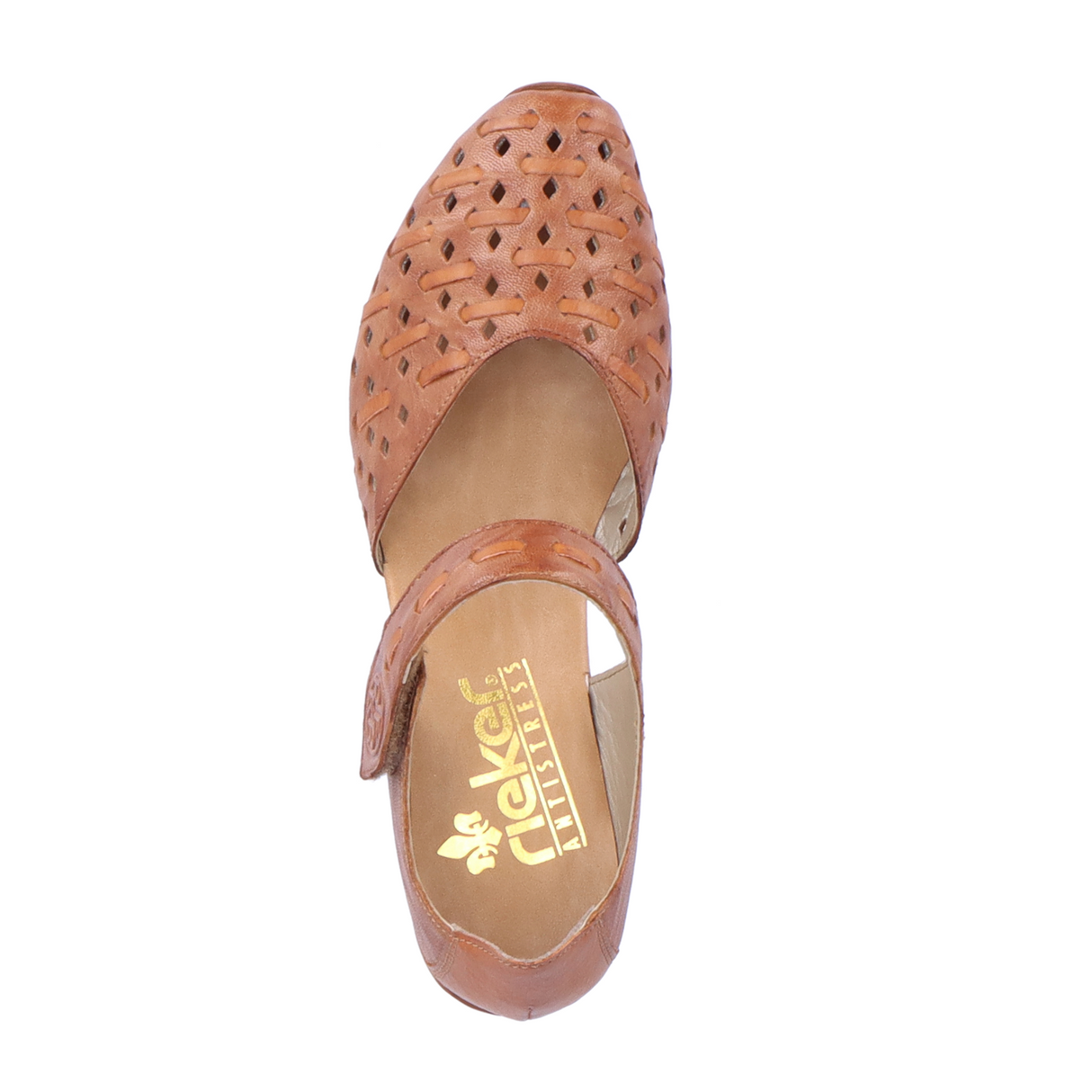 Rieker Mirjam 43770-22 Heeled Sandal (Women) - Cayenne Dress-Casual - Heels - The Heel Shoe Fitters