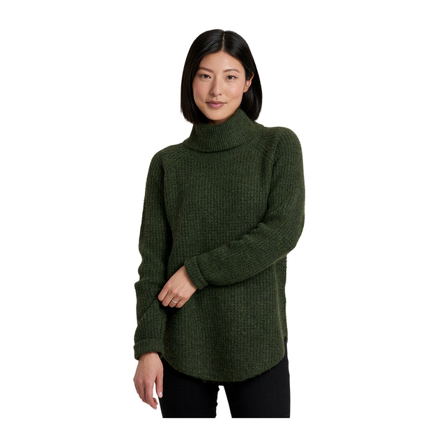 Kuhl Sienna Sweater (Women) - Dark Moss Apparel - Top - Long Sleeve - The Heel Shoe Fitters