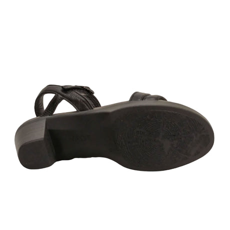 Naot Bounty Supreme Heeled Sandal (Women) - Soft Black Leather Sandal - Heel/Wedge - The Heel Shoe Fitters