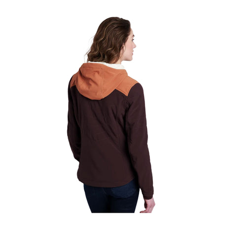 Kuhl Aero Fleece Hoody (Women) - Ganache/Copper Apparel - Jacket - Lightweight - The Heel Shoe Fitters