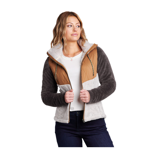Kuhl stone fleece flight jacket size small women's