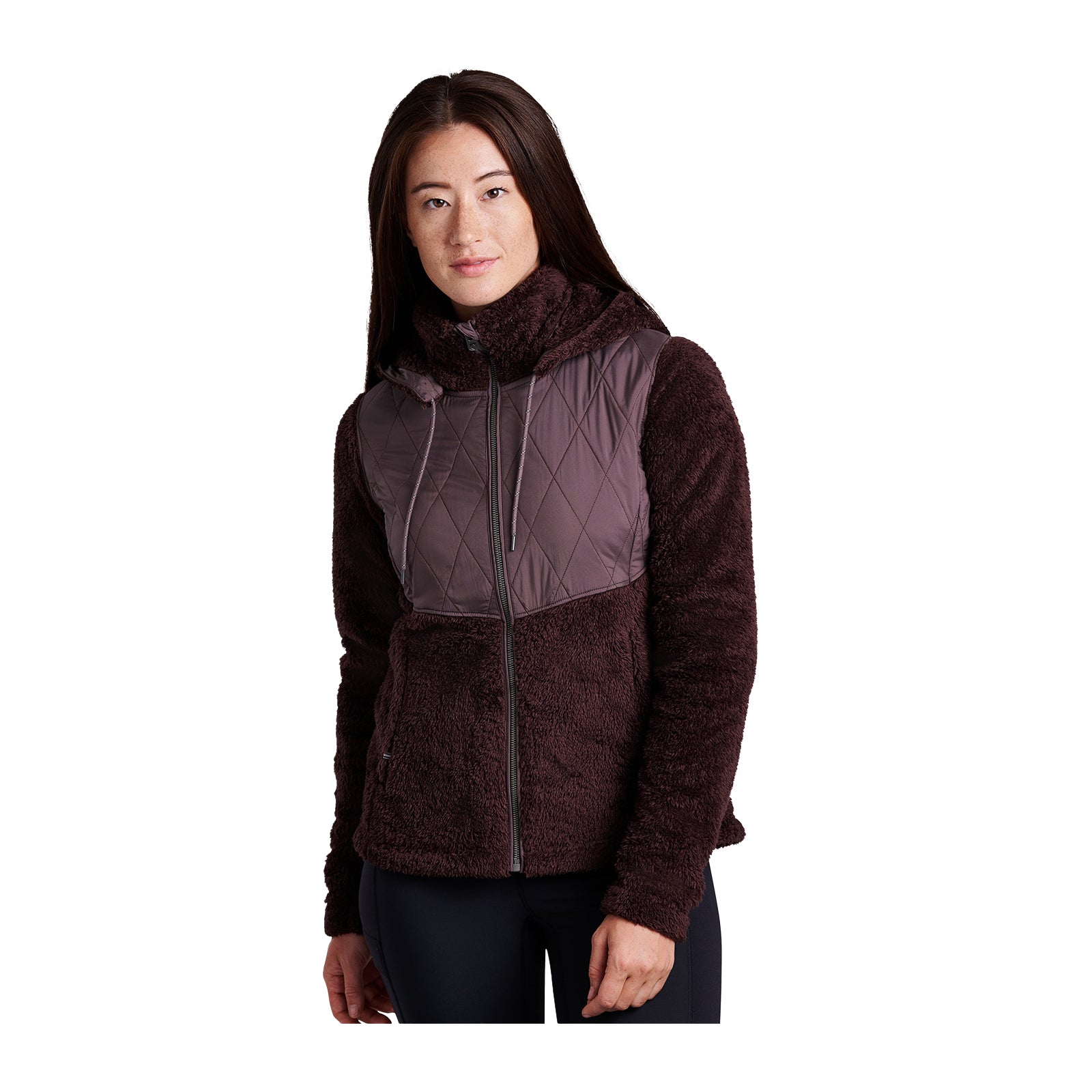 Kuhl Women’s size M Full Zip Premium online Italian Fleece Prism Jacket - Ganache Brown