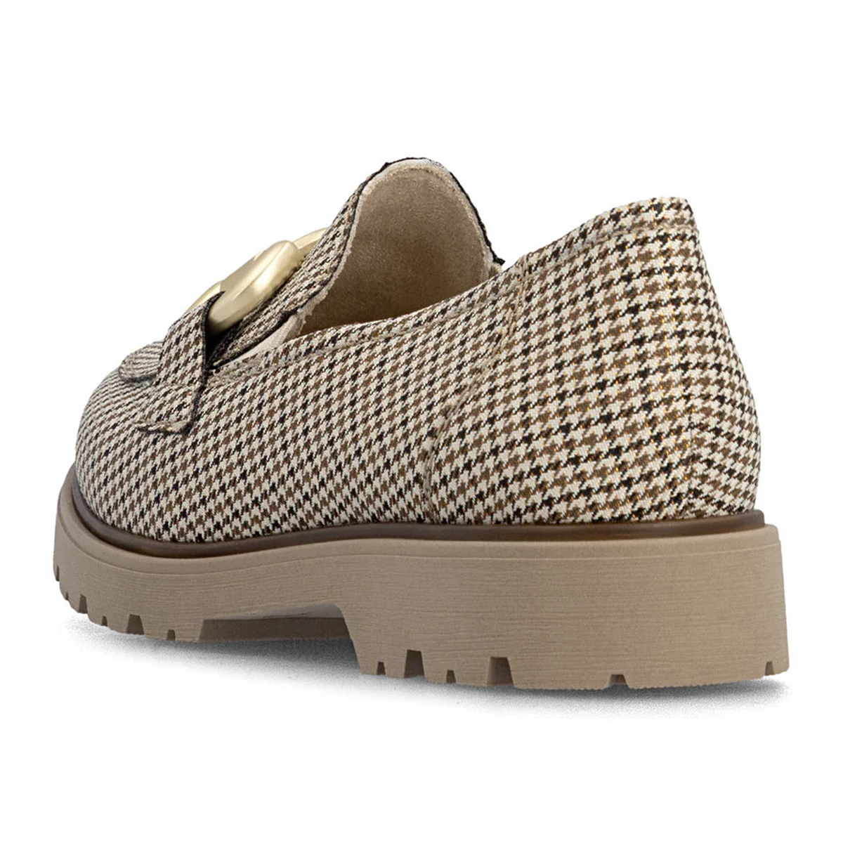 Rieker Gitta 45561 Loafer (Women) - Beige/Schwarz