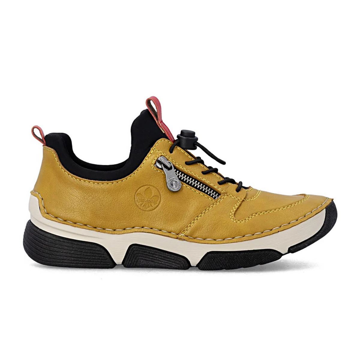 Rieker Angela 45951 Sneaker (Women) - Miele/Schwarz/Flamme