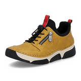 Rieker Angela 45951 Sneaker (Women) - Miele/Schwarz/Flamme