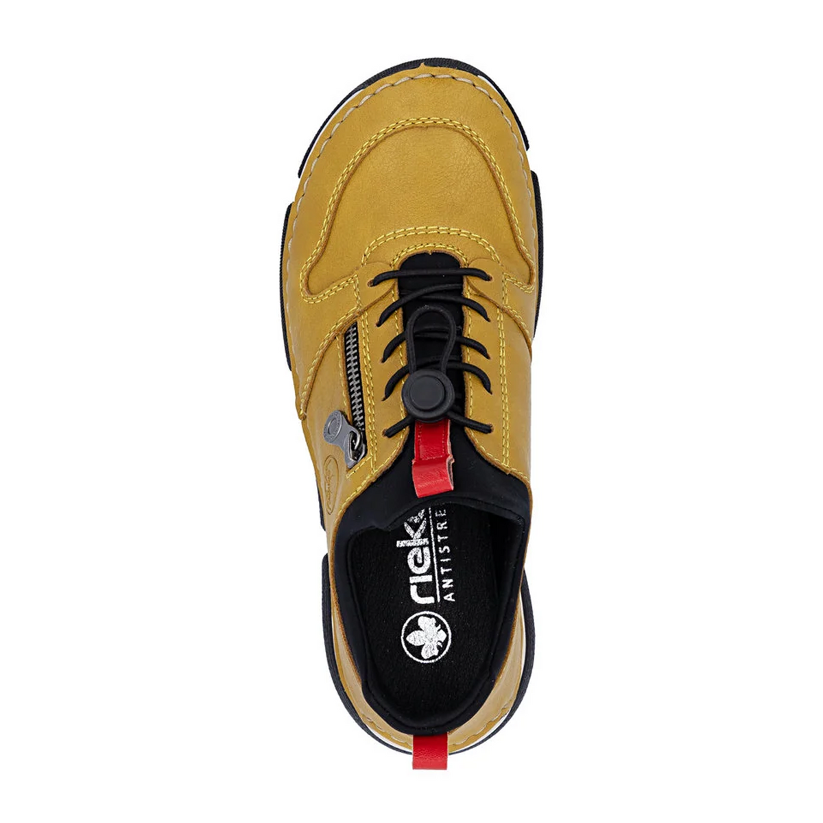Rieker Angela 45951 Sneaker (Women) - Miele/Schwarz/Flamme