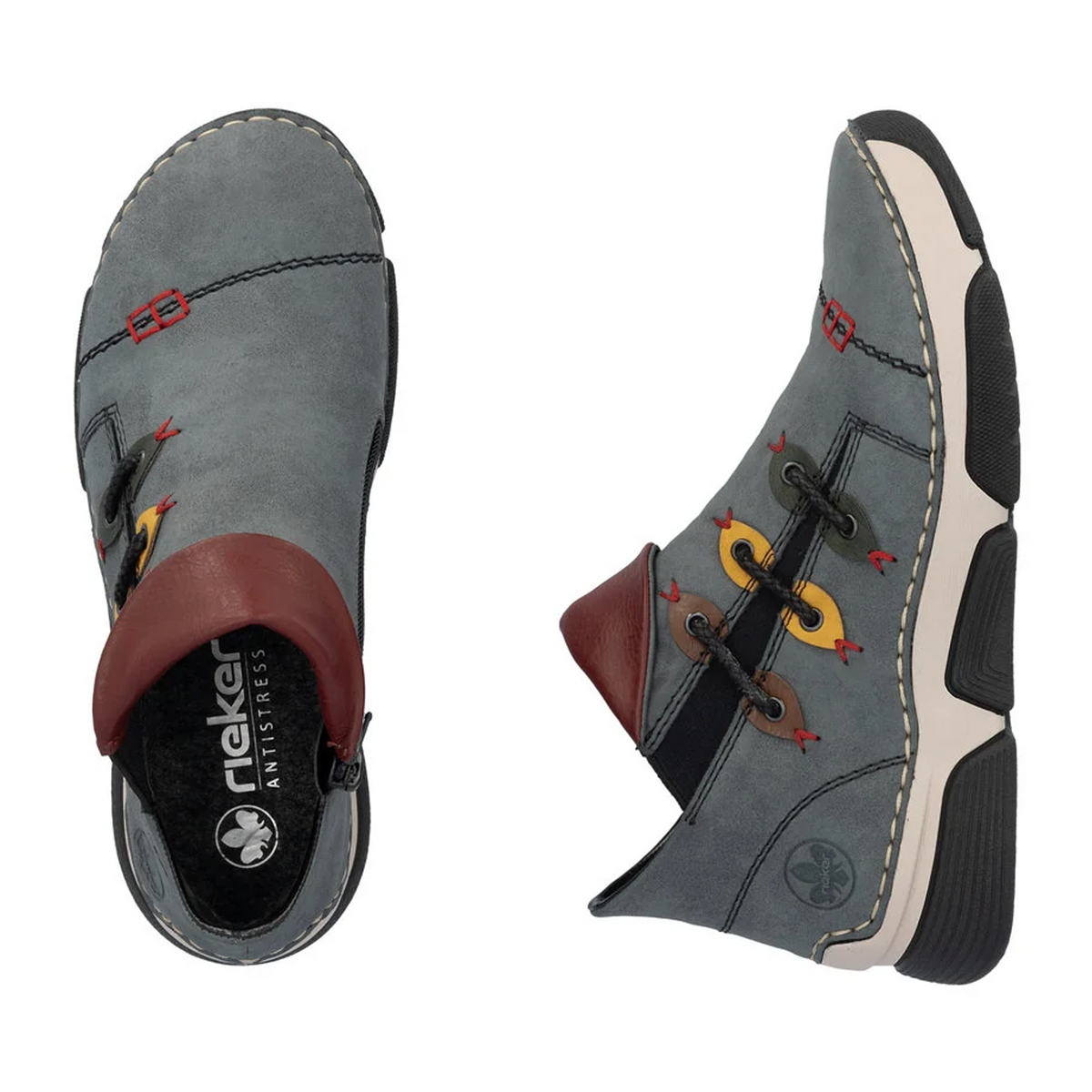 Rieker Angela 45983 Sneaker (Women) - Jeans/Forest