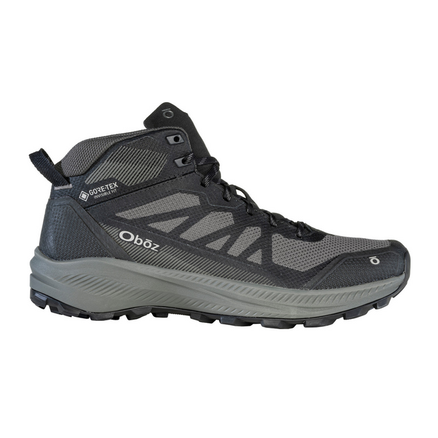 Oboz Katabatic LT Mid GTX Hiking Boot (Men) - Black Sea Hiking - Mid - The Heel Shoe Fitters