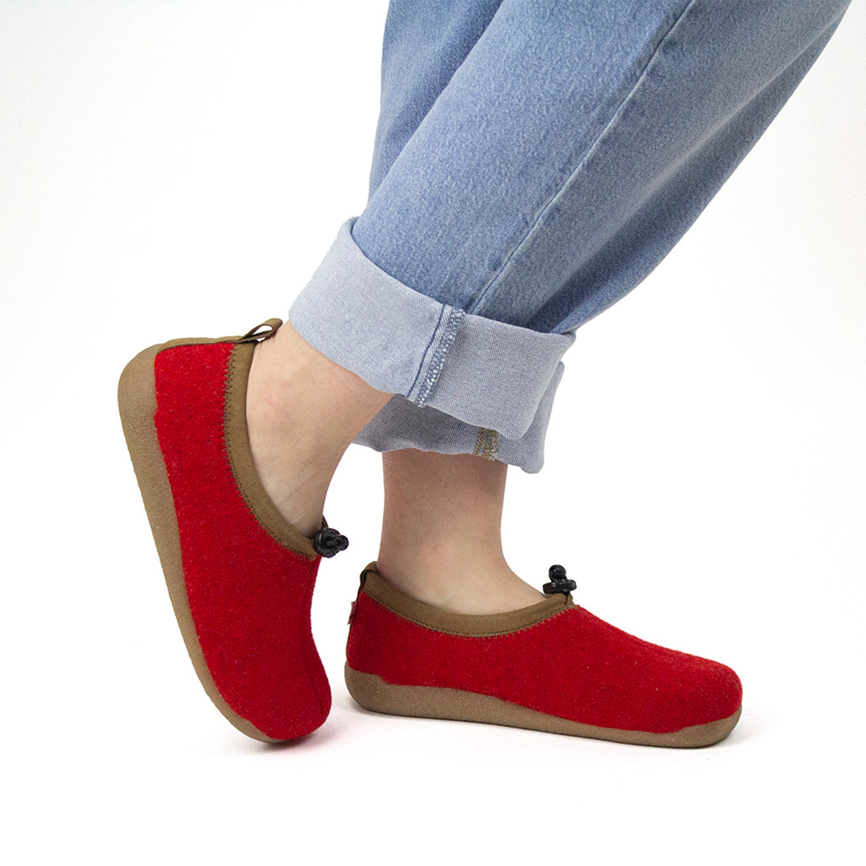 Sanita Samso Slipper (Women) - Red Dress-Casual - Slippers - The Heel Shoe Fitters