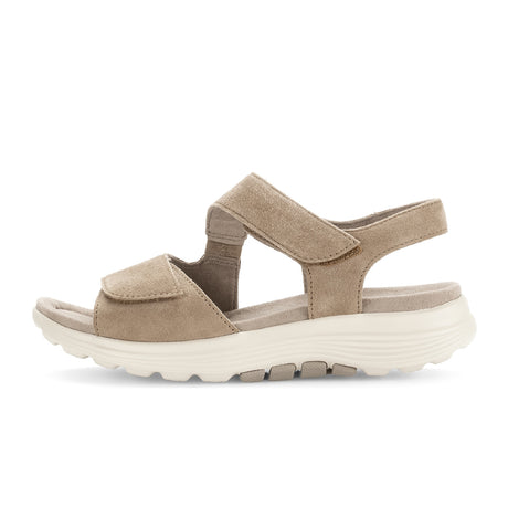 RollingSoft 46815-30 Active Sandal (Women) - Sand Suede Sandals - Active - The Heel Shoe Fitters