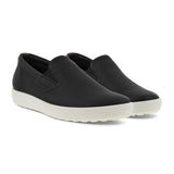ECCO Soft 7 Casual Slip On (Women) - Black/Powder Dress-Casual - Slip-Ons - The Heel Shoe Fitters