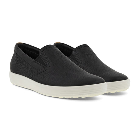 ECCO Soft 7 Casual Slip On (Women) - Black/Powder Dress-Casual - Slip Ons - The Heel Shoe Fitters