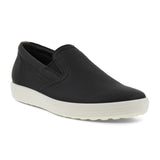 ECCO Soft 7 Casual Slip On (Women) - Black/Powder Dress-Casual - Slip-Ons - The Heel Shoe Fitters