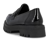 Rieker 47550 Gitta Loafer (Women) - Schwarz/Schwarz Weiss Dress-Casual - Loafers - The Heel Shoe Fitters