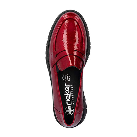Rieker 47550 Gitta Loafer (Women) - Fire Largo Dress-Casual - Loafers - The Heel Shoe Fitters