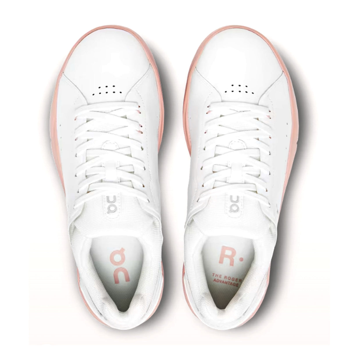 On Running The ROGER Advantage Sneaker (Women) - White/Woodrose Athletic - Athleisure - The Heel Shoe Fitters