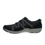 Dansko Harlyn Slip On (Women) - Black/Black Suede Hiking - Low - The Heel Shoe Fitters