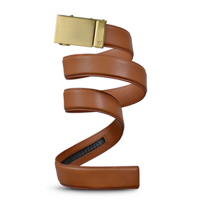 Mission Belts Gold 40 Belt (Men) - Light Brown Leather Accessories - Belts - Leather - The Heel Shoe Fitters