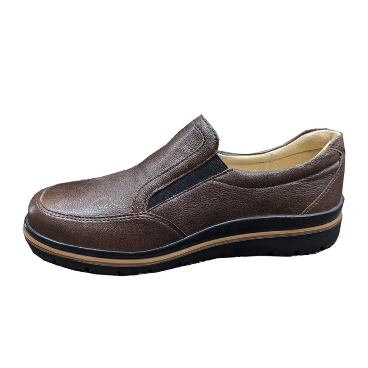 Fidelio Namir Slip On (Women) - Brown Leather Dress Casual - Slip On - The Heel Shoe Fitters