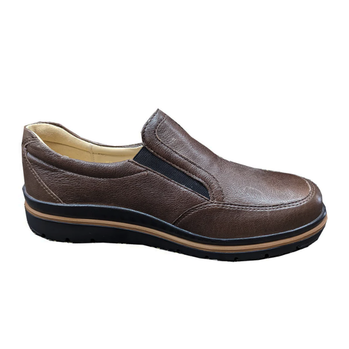 Fidelio Namir Slip On (Women) - Brown Leather Dress Casual - Slip On - The Heel Shoe Fitters