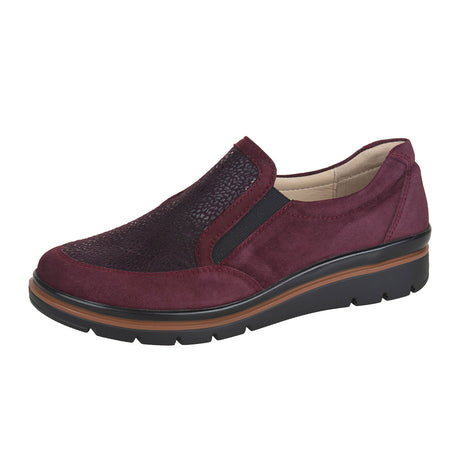 Fidelio Namir Slip On (Women) - Vino Nubuck Dress-Casual - Slip On - The Heel Shoe Fitters