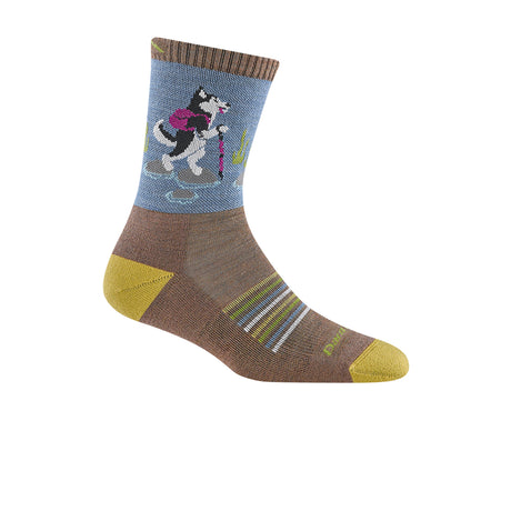 Darn Tough Critter Club Lightweight Micro Crew Sock with Cushion (Women) - Bark Accessories - Socks - Performance - The Heel Shoe Fitters