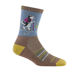 Darn Tough Critter Club Lightweight Micro Crew Sock with Cushion (Women) - Bark Accessories - Socks - Performance - The Heel Shoe Fitters