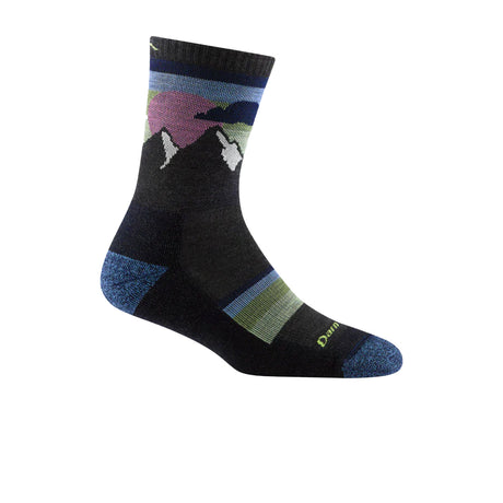 Darn Tough Sunset Ledge Lightweight Micro Crew Sock with Cushion (Women) - Charcoal Accessories - Socks - Performance - The Heel Shoe Fitters