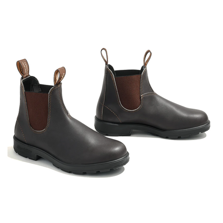 Blundstone Original 500 Chelsea Boot (Unisex) - Stout Brown Boots - Casual - Low - The Heel Shoe Fitters