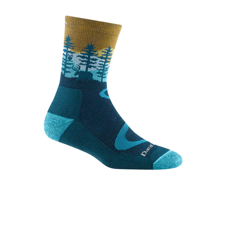 Darn Tough Northwoods Midweight Micro Crew Sock with Cushion (Women) - Dark Teal Accessories - Socks - Performance - The Heel Shoe Fitters