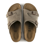 Birkenstock Zurich Narrow Slide Sandal (Women) - Taupe Suede Sandal - Slide - The Heel Shoe Fitters