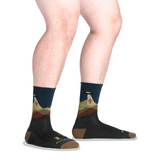 Darn Tough Socks Spaced Out Lightweight Cushion Crew (Men) - Charcoal Accessories - Socks - Performance - The Heel Shoe Fitters