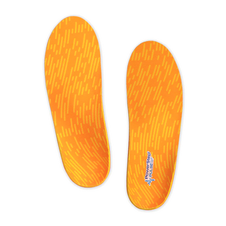 PowerStep PULSE Plus Met Orthotic (Unisex) - Orange/Orange Accessories - Orthotics/Insoles - Full Length - The Heel Shoe Fitters