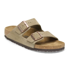 Birkenstock Arizona Suede Slide Sandal (Unisex) Sandal - Slide - The Heel Shoe Fitters